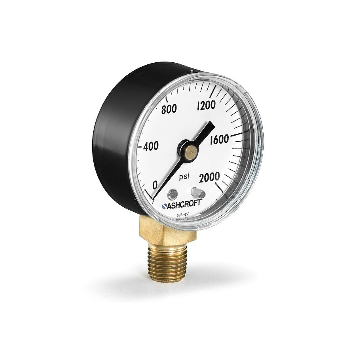 Manómetro Bourdon de 3 1/2" de 0 - 300 psi Ashcroft
