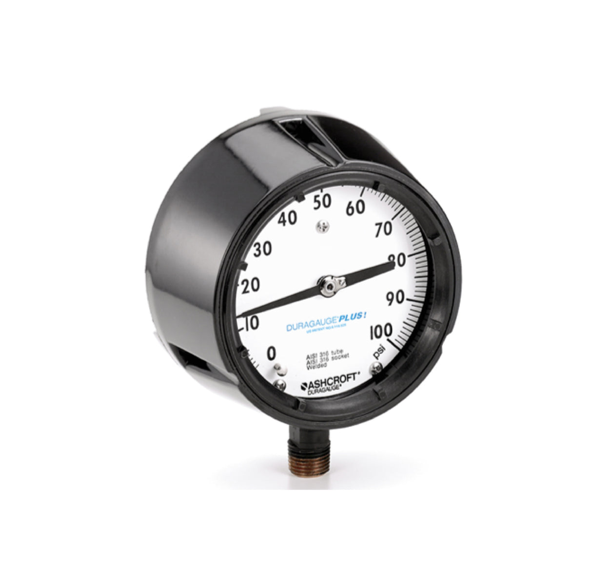 Manómetro bourdon de 4 1/2" de 0 - 34 mPa Ashcroft