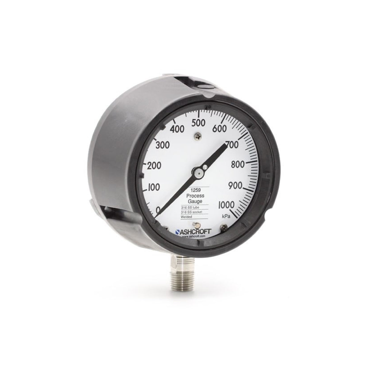 Manómetro bourdon de 4 1/2" de 0 a 4 kg/cm2 Ashcroft