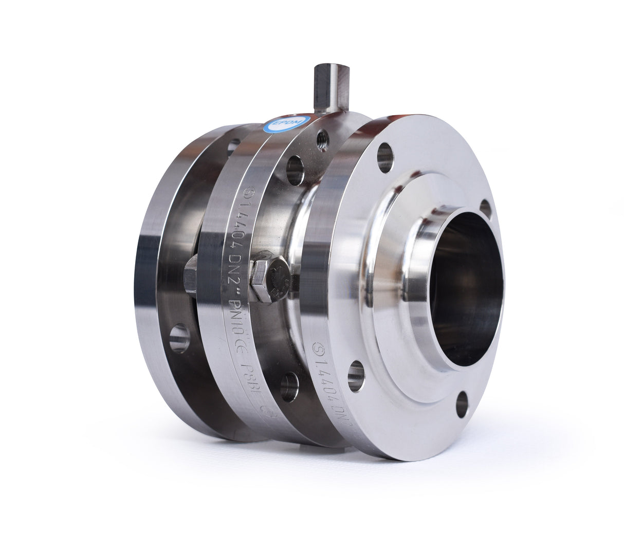 Válvula Mariposa Higiénica de 1.5" de diámetro Modelo K587 DN 40 entre mini bridas Pentair SÜDMO