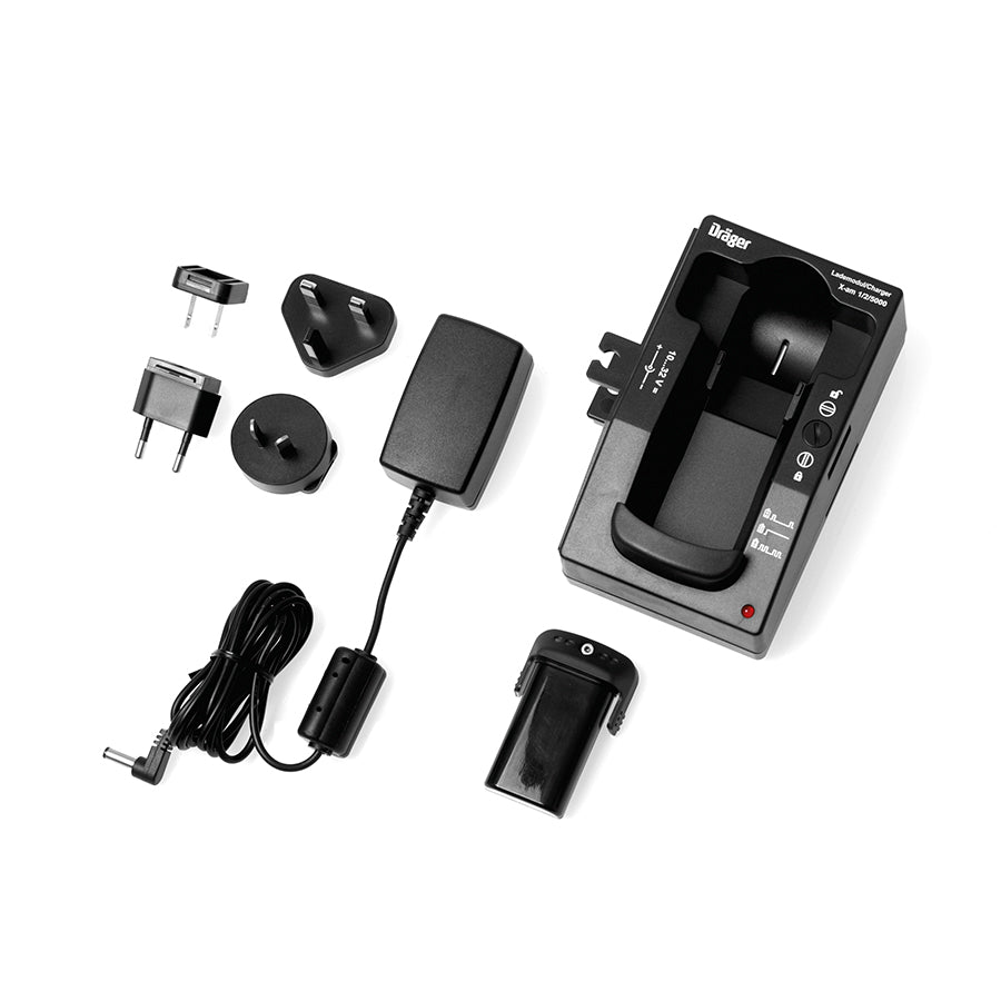 Cargador compatible con X-AM 3500 y 8000 Dräger