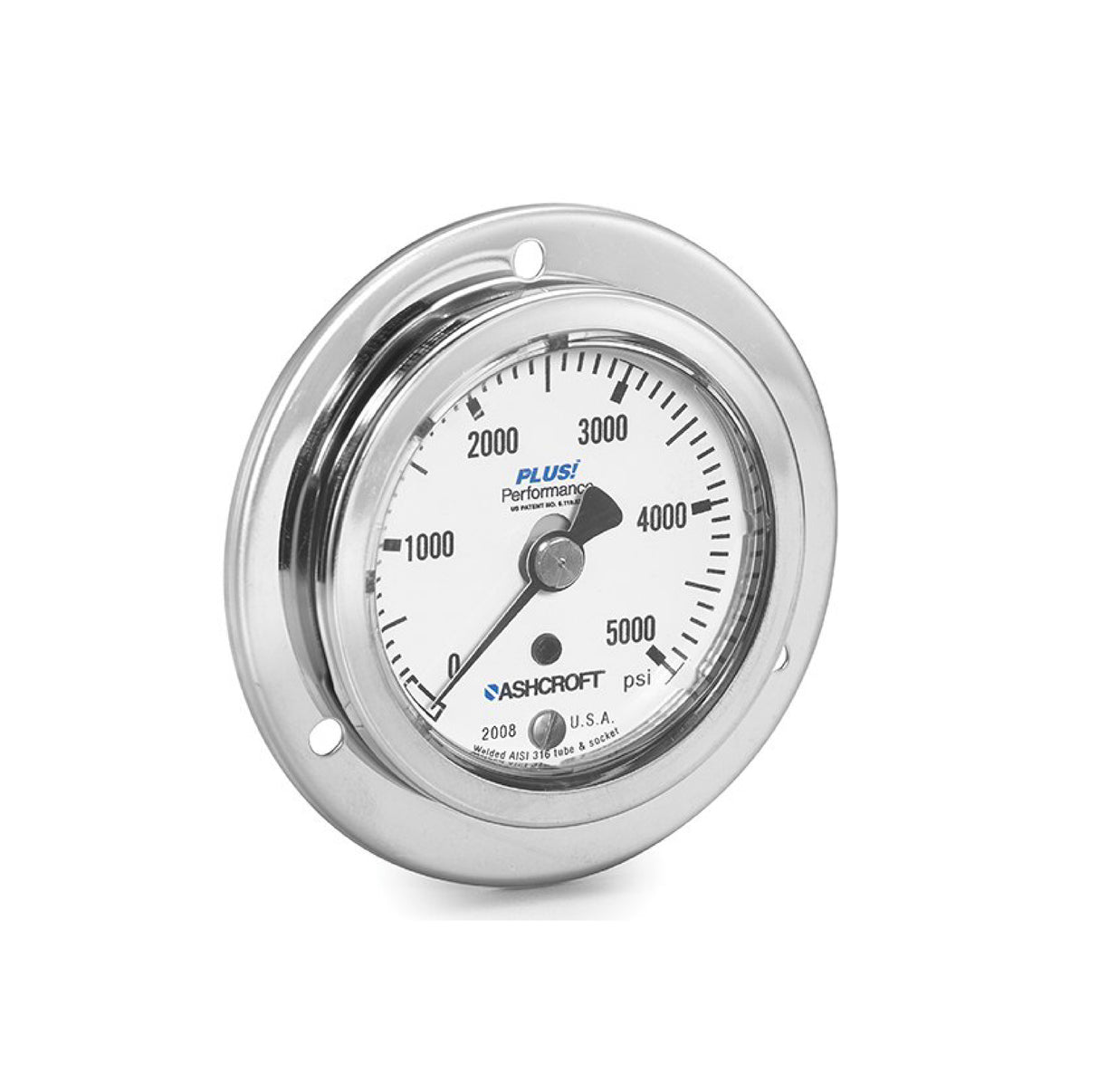 Manómetro para panel de 2 1/2" de 0 - 800 psi Ashcroft