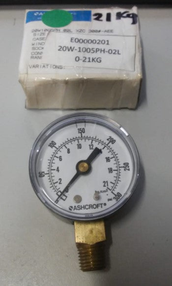 Manómetro Tipo Bourdon de  2" de diámetro Ashcroft