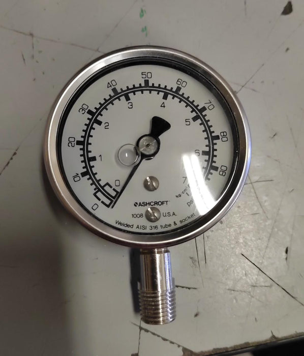 Manómetro tipo Bourdon de 63 mm de diámetro Ashcroft