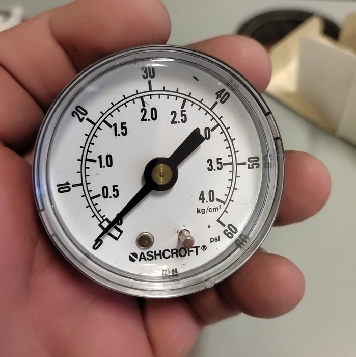 Manómetro tipo bourdon de 2" de diámetro Ashcroft