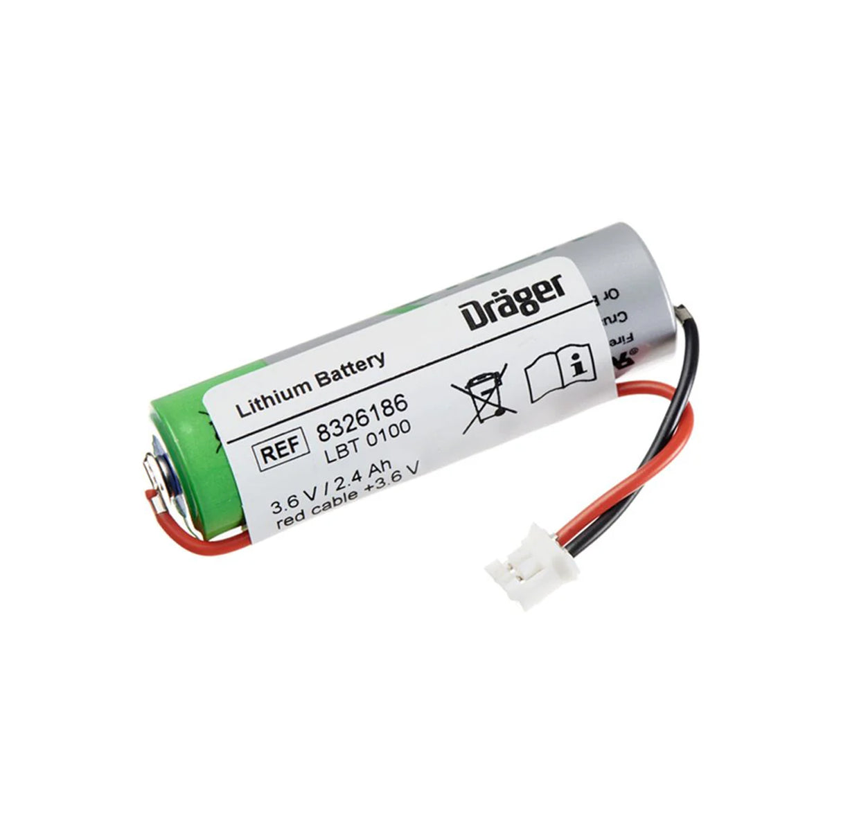 Batería de Litio para detector de gas Dräger Pac 6000 y 8000